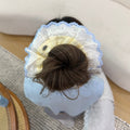 Lemon Meringue Lace Scrunchie