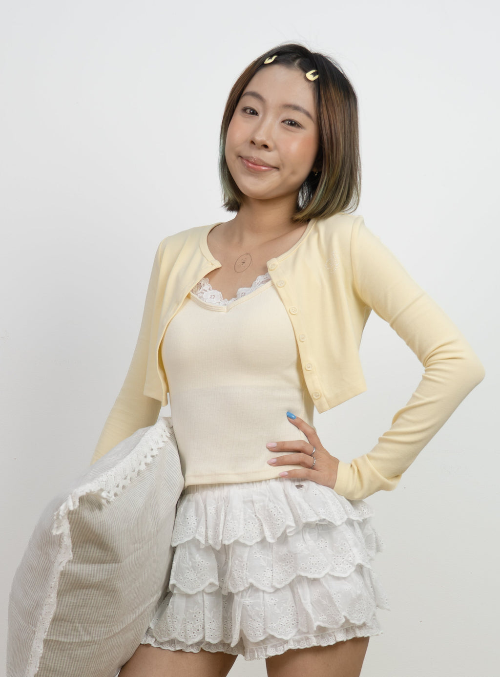 Butter Cropped Cardigan