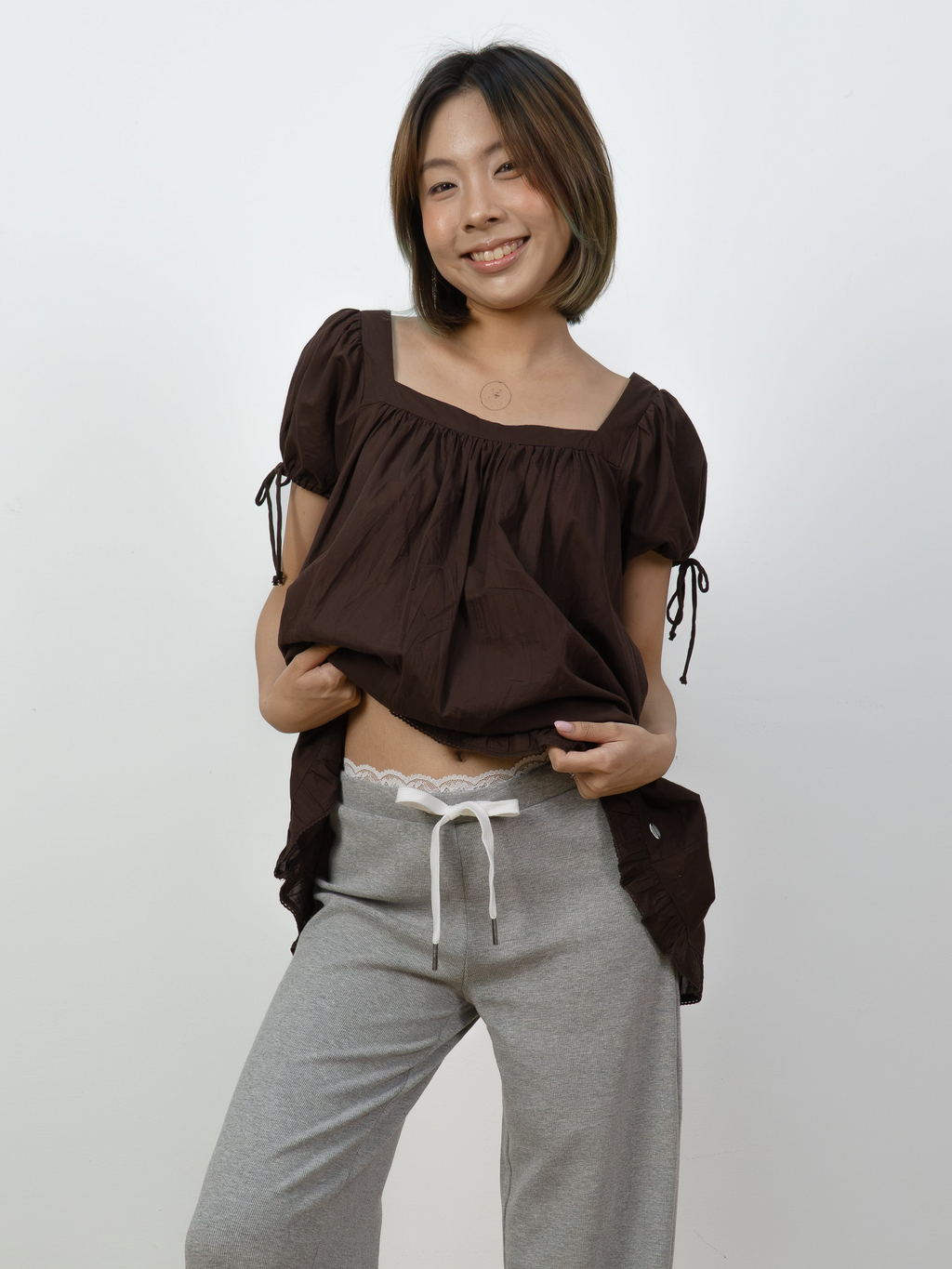 Cocoa Babydoll Tunic